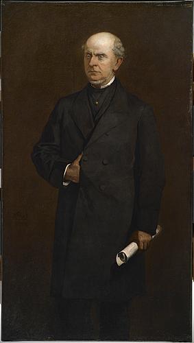 William Morris Hunt Charles Francis Adams oil painting image